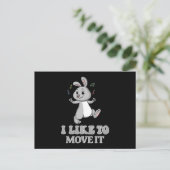Bunny Bunny Rabbit Funny Cute Gift Idee Briefkaart (Staand voorkant)