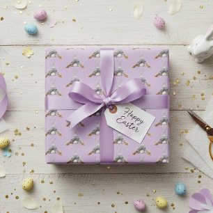 Bunny Butt Tail Grappig Schattige Paasvoorjaar Cadeaupapier