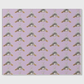 Bunny Butt Tail Grappig Schattige Paasvoorjaar Cadeaupapier (Vlak)