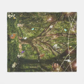 Bunny Butterflies Fox Fleece Deken (Voorkant (Horizontaal))