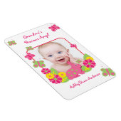 Bunny Butterfly Baby fotosjabloon magneet (Rechterzijde)