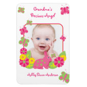Bunny Butterfly Baby fotosjabloon magneet (Verticaal)
