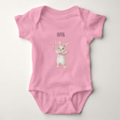 Bunny Butterfly Blush Roze Romper (Voorkant)