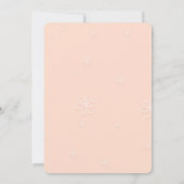 Bunny Butterfly Pink Petals Stationery Bedankkaart (Achterkant)