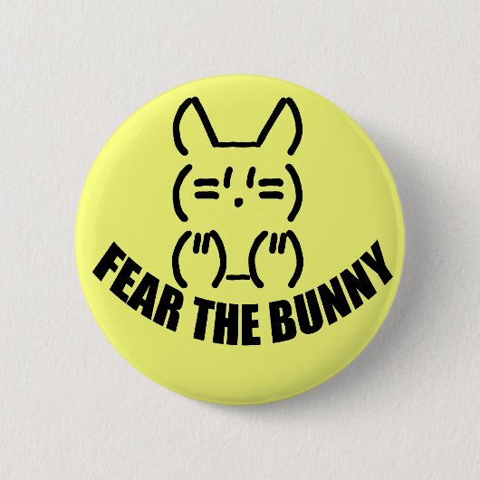 Bunny Button - Geel (Voorkant)