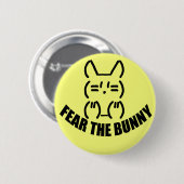 Bunny Button - Geel (Voorkant /achterkant)