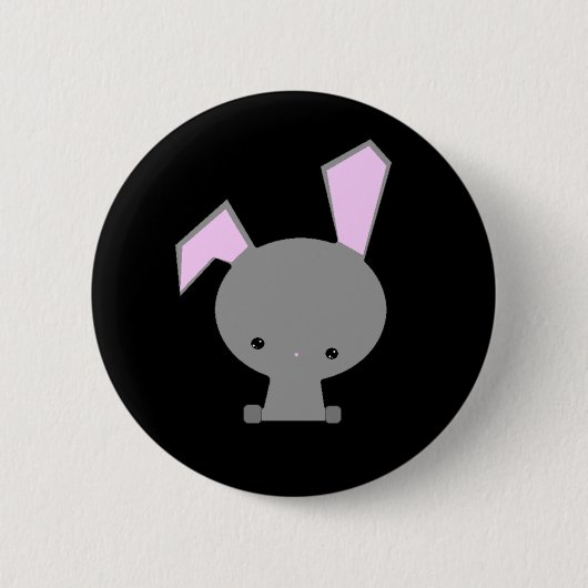 Bunny Button Pin Kawaii Schattige (Voorkant)