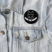 Bunny Button - zwart (In situ)
