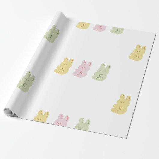bunny cadeaupapier (Uitgerold)