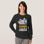 Bunny Call Me Uncle Happy Easter Sunday Egg Easter T-shirt (Voorkant volledig)