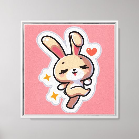 Bunny Canvas Afdruk (Voorkant)