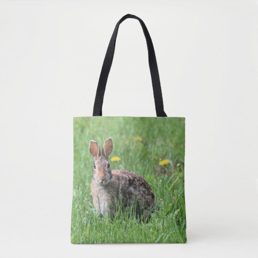 Bunny Canvas tas (Voorkant)