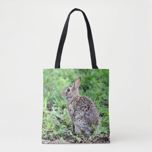 Bunny canvas tas (Voorkant)