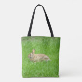 Bunny Canvas tas (Achterkant)