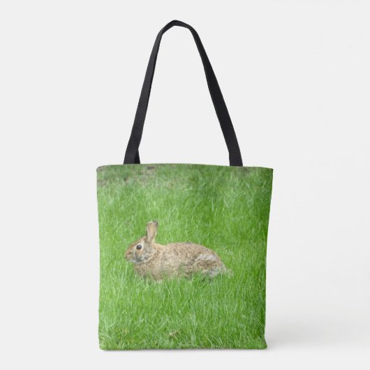 Bunny Canvas tas (Achterkant)