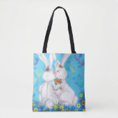 Bunny Canvas tas Hug (Voorkant)