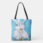 Bunny Canvas tas Hug (Achterkant)