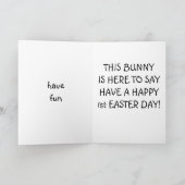 BUNNY CARD "1st EASTER" TOEPASSEN Feestdagen Kaart (Binnen)
