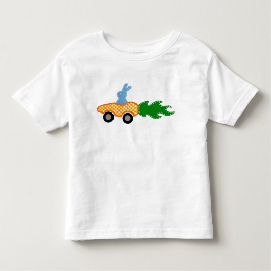 Bunny Carrot Car T-shirt (Voorkant)