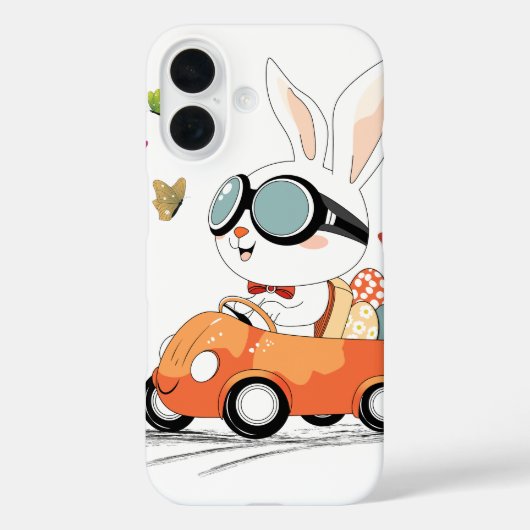 Bunny Carrot Hopping Ride Case-Mate iPhone Case (Achterkant)