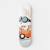 Bunny Carrot Hopping Ride Persoonlijk Skateboard (Voorkant)