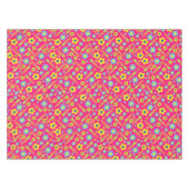 Bunny Carrot Spring Birthday Party Tafelkleed (Voorkant (Horizontaal))