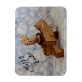  Bunny Cart Easter Magnet Magneet (Verticaal)
