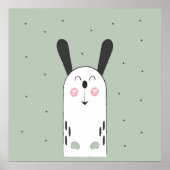 Bunny Cartoon Kinder Poster (Voorkant)
