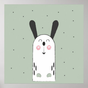 Bunny Cartoon Kinder Poster