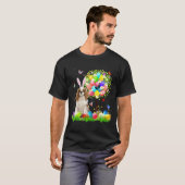 Bunny Cavalier King Charles Spaniel Easter Eggs Tr T-shirt (Voorkant volledig)