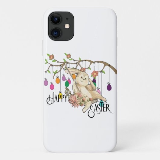 Bunny Celebrates Paasdag Case-Mate iPhone Case (Achterkant)