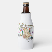 Bunny Celebrates Paasdag Flesjeskoeler (Fles Voorkant)