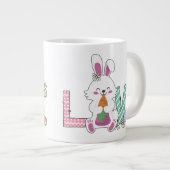 Bunny Celebrates Paasdag Giant Coffee Mok (Voorkant rechts)