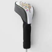Bunny Celebrates Paasdag Golfheadcover (Schuin)