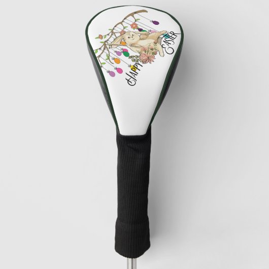 Bunny Celebrates Paasdag Golfheadcover (Voorkant)