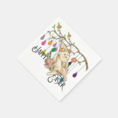 Bunny Celebrates Paasdag Servet (Hoek)