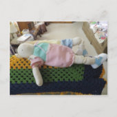 Bunny Centerfold Briefkaart (Voorkant)