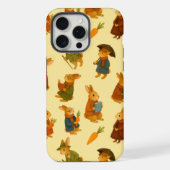 Bunny Character Patterns Waterverf Style iPhone Hoesje (Achterkant)