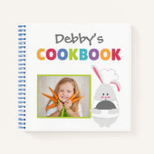 Bunny Chef Persoonlijk Kinder Koekboek (Foto toevo Notitieboek (Voorkant)