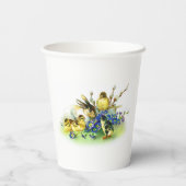 Bunny & Chicks stijl Pasen Papieren Bekers (Achterkant)