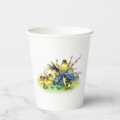 Bunny & Chicks stijl Pasen Papieren Bekers (Voorkant)