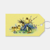 Bunny & Chicks  Style Easter Gift Label Cadeaulabel (Voorkant (Horizontaal))