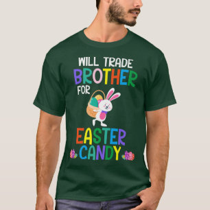 Bunny Chocolate Eggs zal broeder voor Pasen ruilen T-shirt