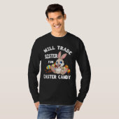 Bunny Chocolate Will Trade Sister For Easter Candy T-shirt (Voorkant volledig)
