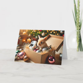 Bunny Christmas card Feestdagen Kaart