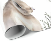 Bunny Christmas Glossy Wrapping Cadeaupapier (Rol Hoek)