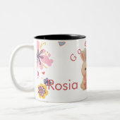 Bunny Christmas Stocking – Personal Holiday Ch arm Tweekleurige Koffiemok (Links)