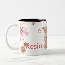 Bunny Christmas Stocking – Personal Holiday Ch arm Tweekleurige Koffiemok