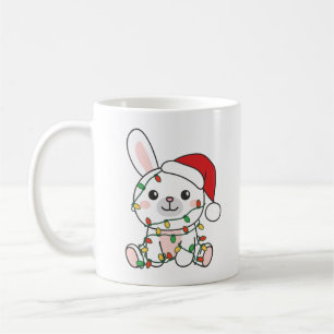 Bunny Christmas Winter Dieren Vakantie Bunnies Koffiemok