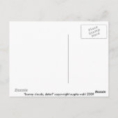 bunny clouds-briefkaarten briefkaart (Achterkant)